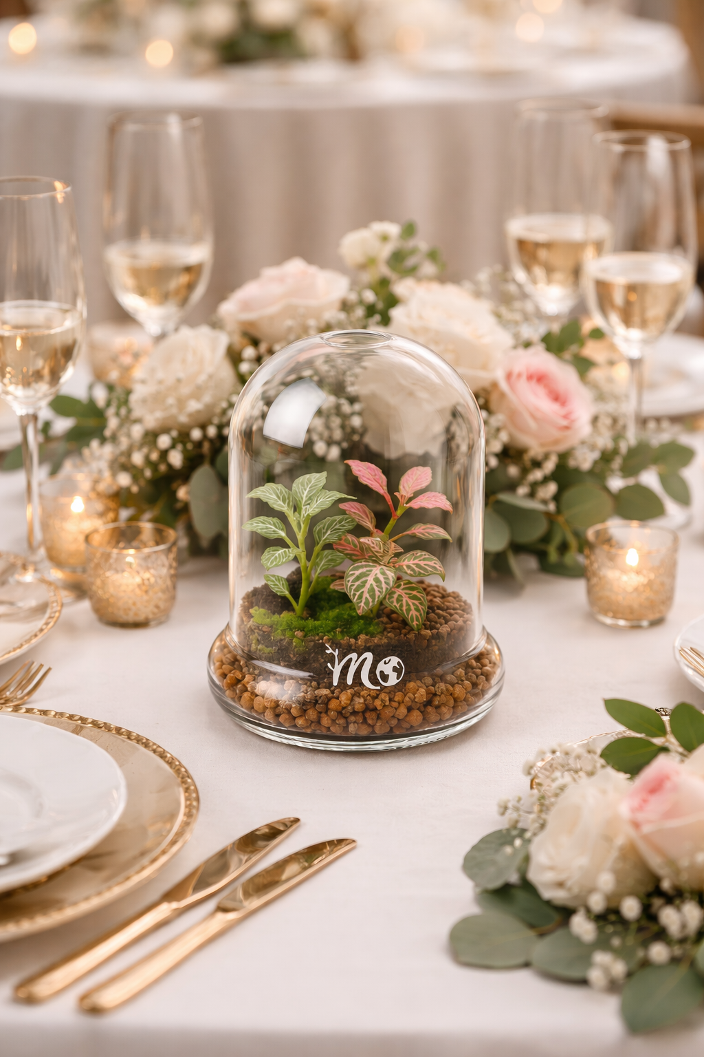 La nueva tendencia en bodas: Centros de mesa para bodas que se convierten en recuerdo